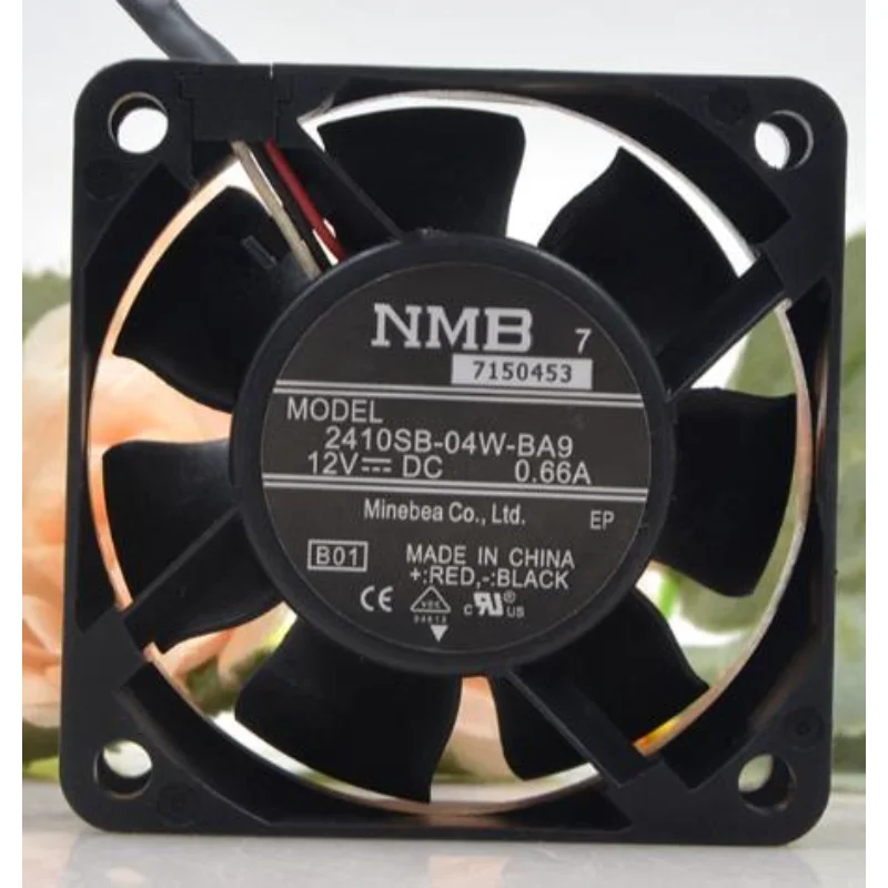 Новый вентилятор охлаждения ЦП для Φ 2410SB-04W-BA9 6025 12 в A 6 см 3-проводной объемный охлаждающий вентилятор 60*60*25 мм