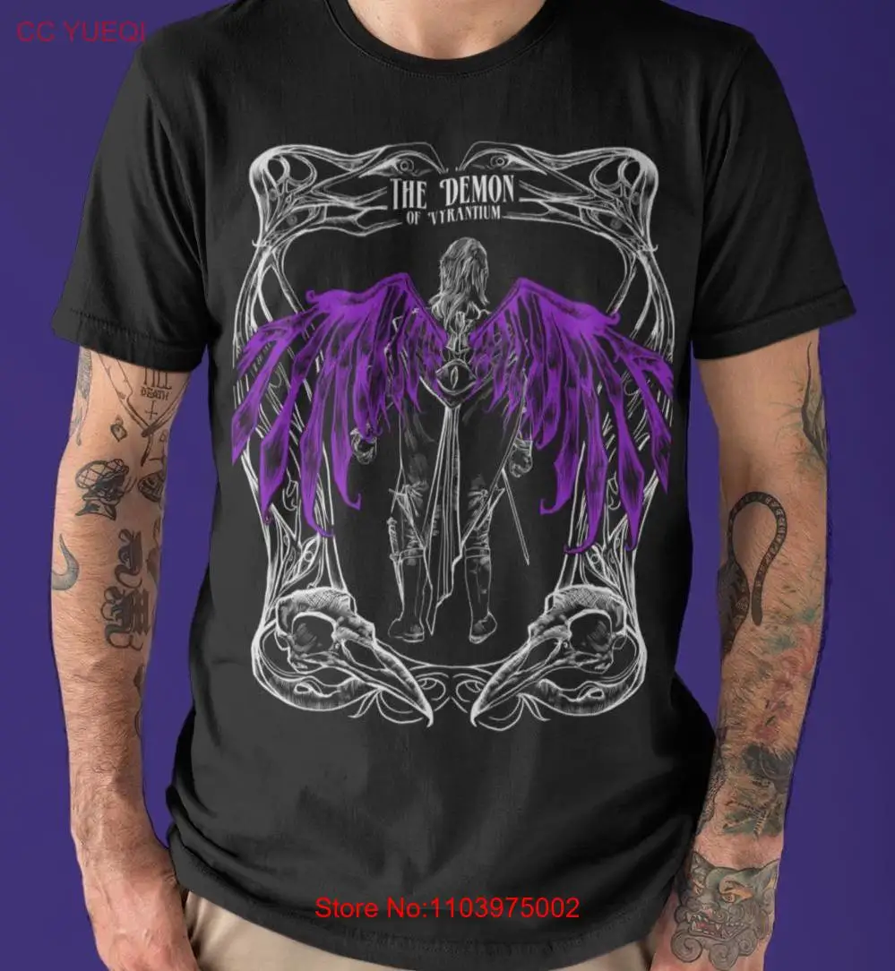 T Shirt Lucanis Dellamorte Demon of Vyrantium Dragon Age Veilguard Softstyle Gamer Fantasy  long or short sleeves