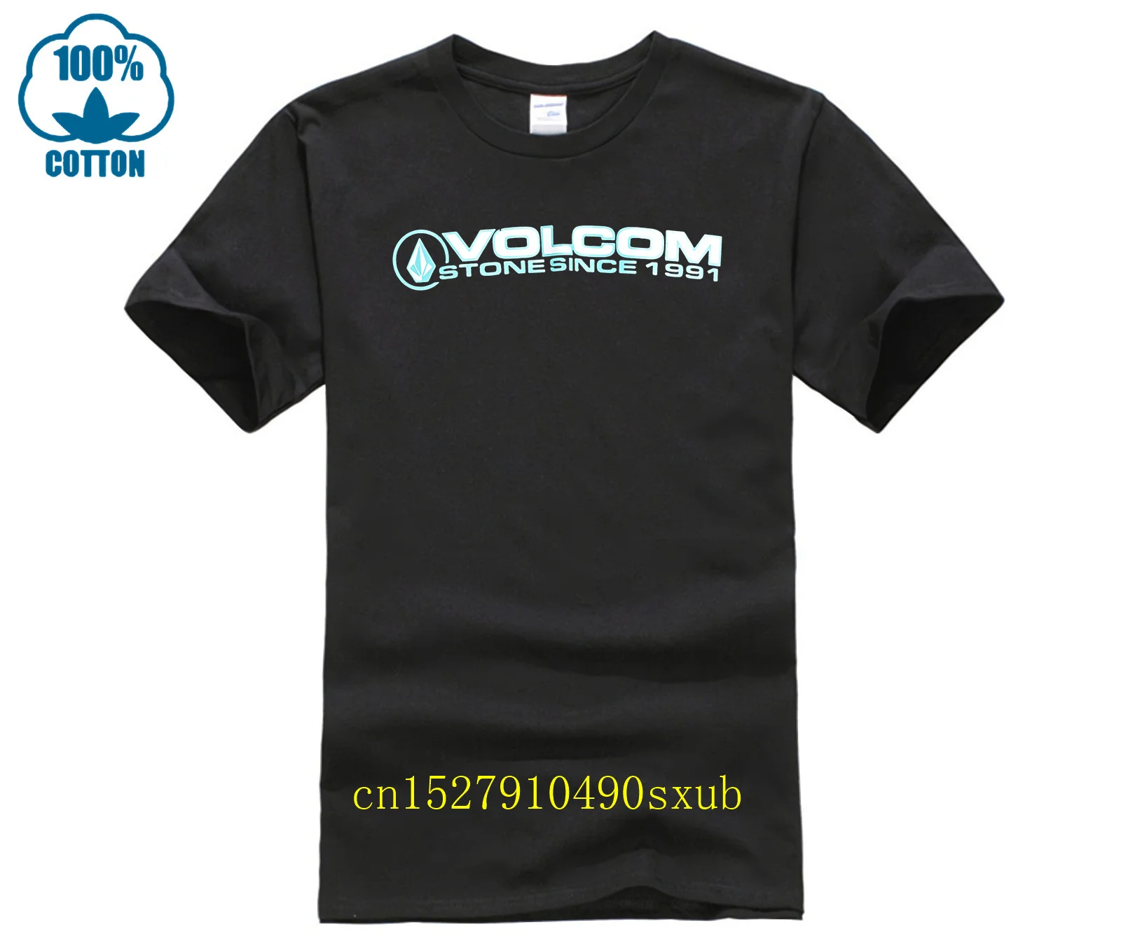 Черная футболка Volcom Radical