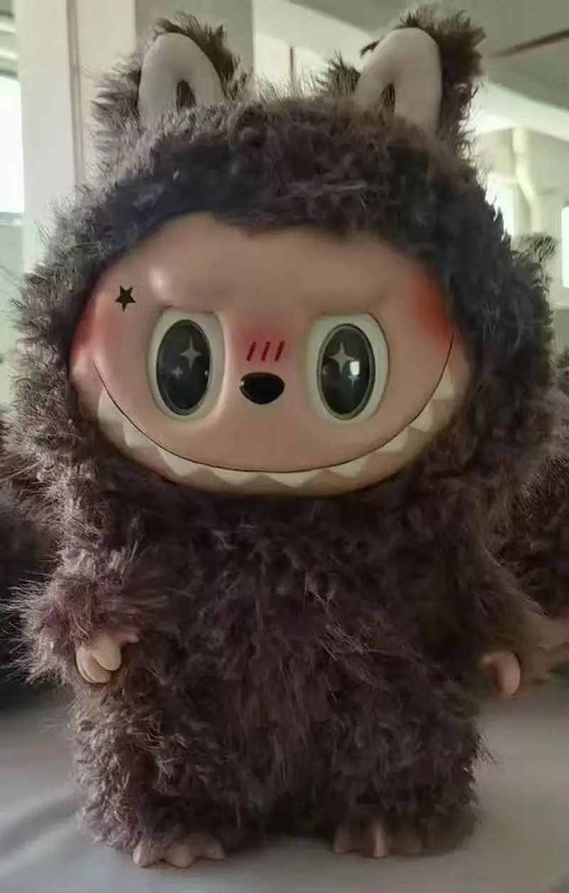 Фото Новый 38 см ангел Zimomo Monster Labubu креативная сменная кукла Diy фигурка виниловая кукла модель игрушки 1:1 реплика игрушки подарки для девочек №4