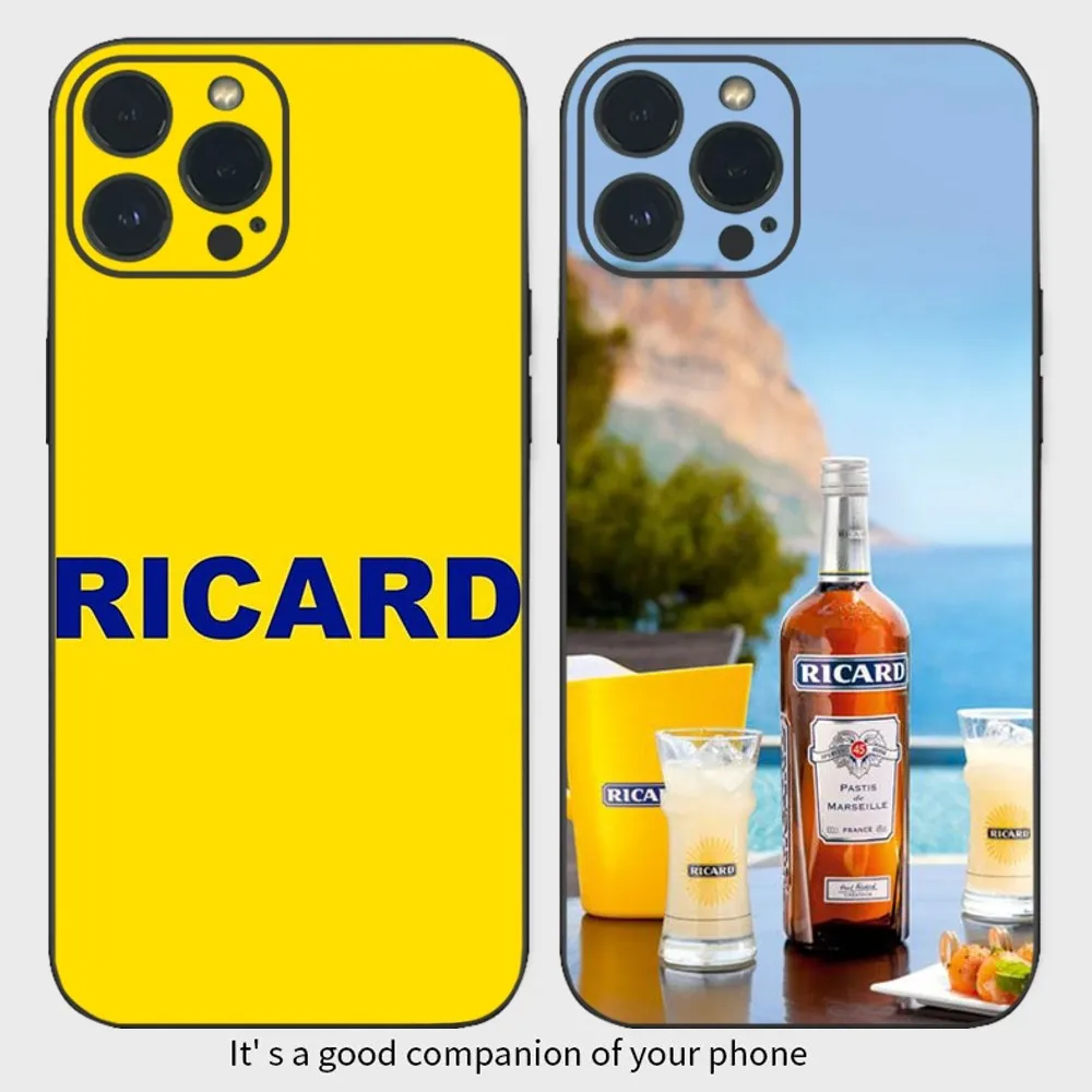 Винтажный чехол для телефона R-RICARDs Alco-hol для IPhone 16 15 14 13 12 Mini 11 Pro XS Max X XR SE5 6 7 8 Plus, мягкий силиконовый чехол