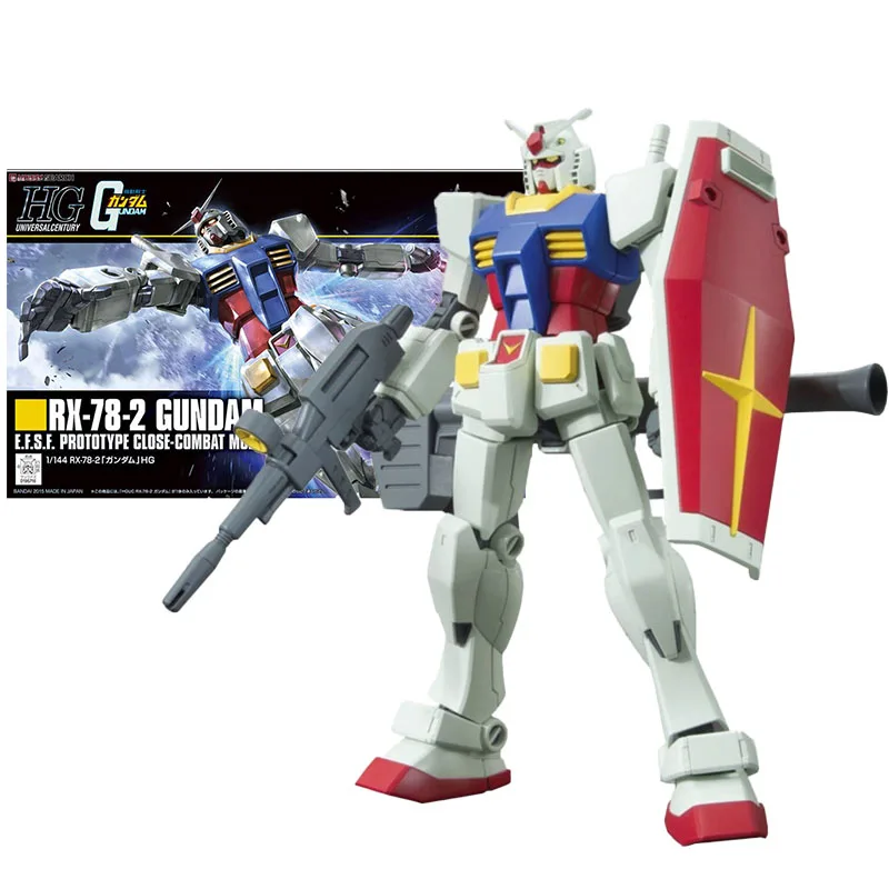 Фигурка аниме, Оригинальная фигурка Bandai Gundam HG 1/144, оживляет эффекты рандама, аниме, фигурка модели, модифицированные игрушки, 12 см, ПВХ