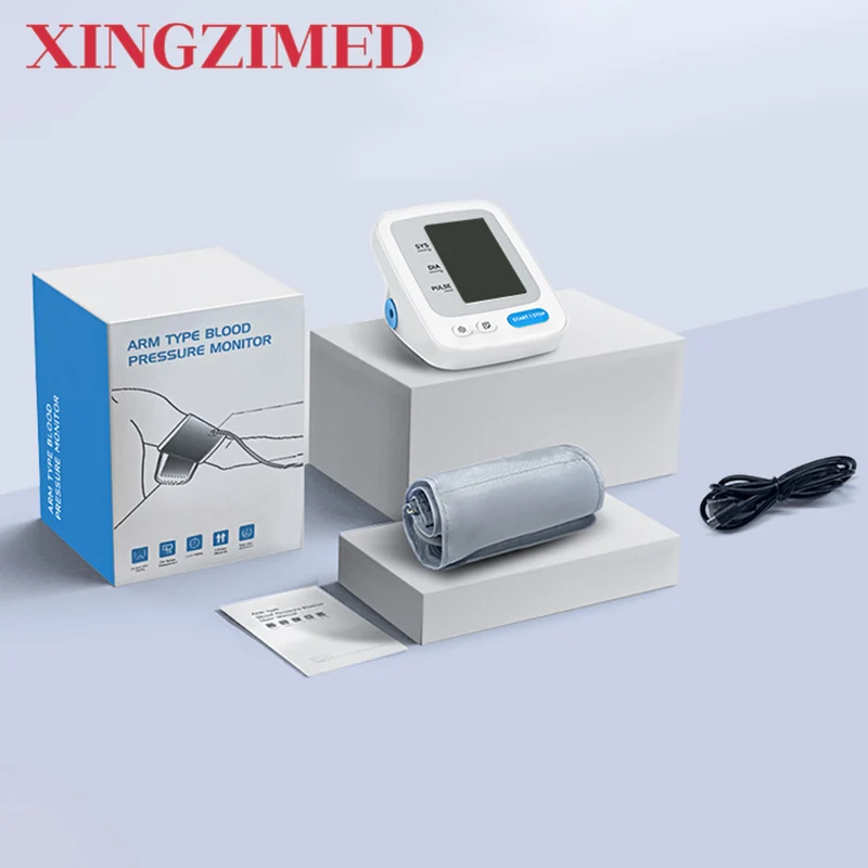 XINGZIMED Монитор Bluetooth Тип руки Heart Beat Тензиометр-цифровой сфигмоманометр Монитор артериального давления на плече Bluetooth