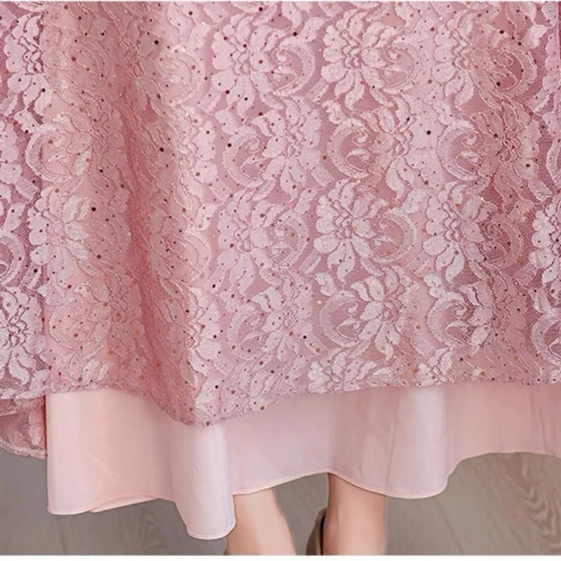 Фото Женское кружевное платье Cheongsam в традиционном этническом стиле, свадебное банкетное вечернее кружевное платье, вьетнамский костюм для выступлений №5