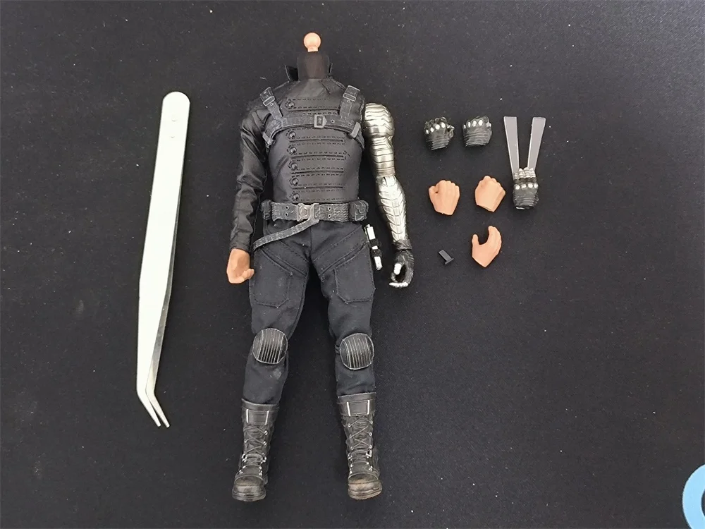 В наличии 1/12 Nota Studio Mystery Soldier Doll Мужской воин Body Dress Костюм с ручными типами Оружие Пояс Аксессуары для куклы 6 дюймов