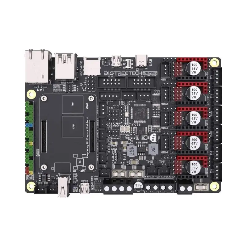 Manta M5P V1.0 плата управления 32 бит встроенные Материнские платы Для CB1 3D-принтера поддержка для Klipper TMC2209 TMC5160 Прямая поставка