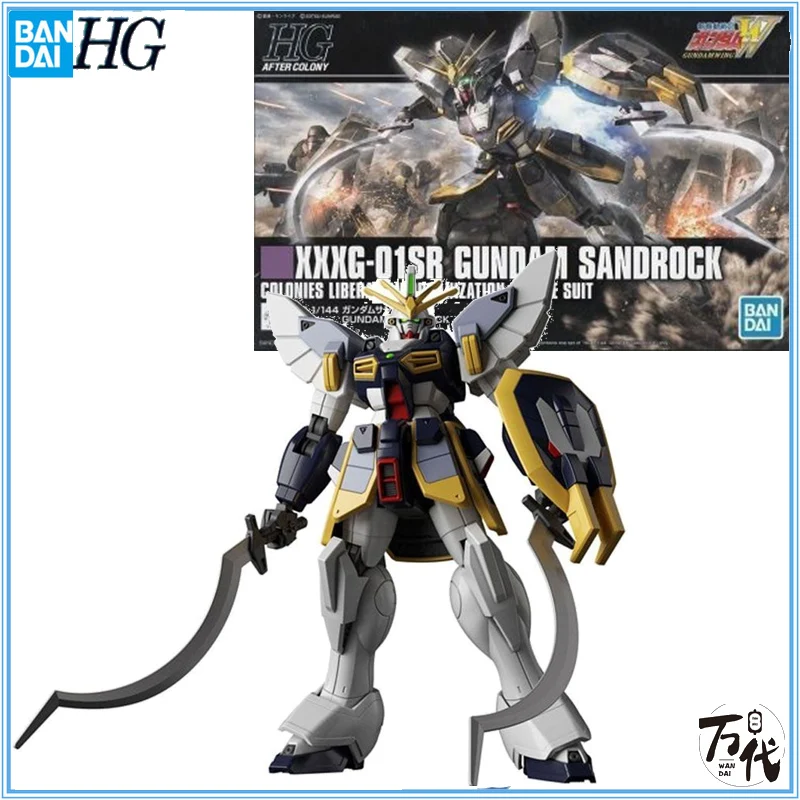 GUNDAM BANDAI ECHTE HGUC серия MODELL GARAGE KIT 1/144 аниме FIGUR XXXG-01SR GUNDAM SANDROCK JUNGE экшн-монтаж SPIELZEUG