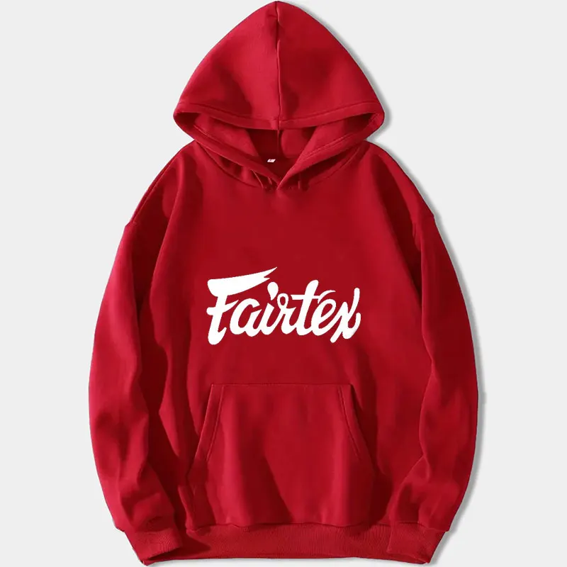Фото Fairtex Таиланд Толстовка Муай Тай Кикбоксинг Повседневная спортивная одежда унисекс Осень Зима Свободная уличная мода Хипстерский пуловер с капюшоном №5