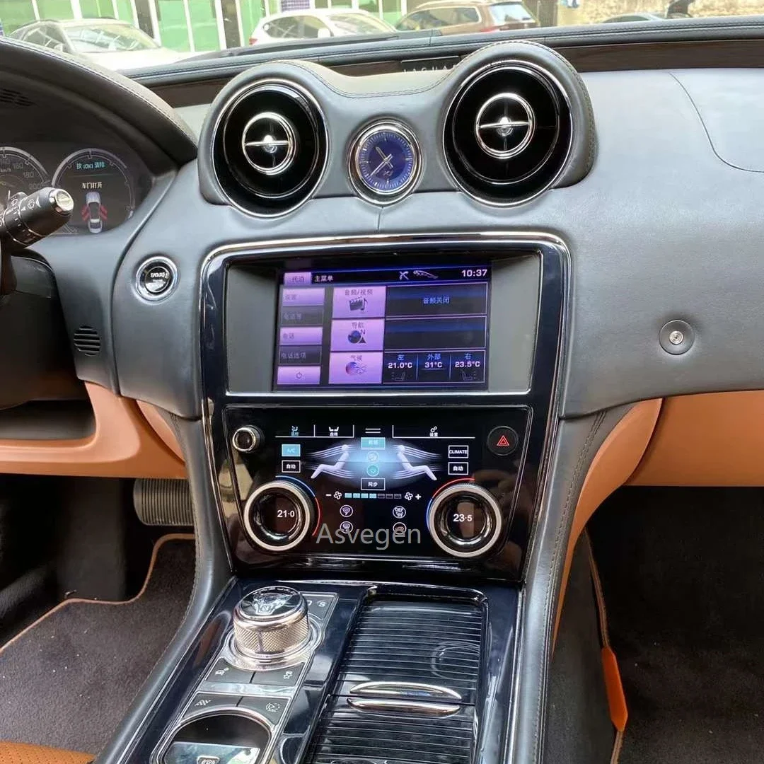 Плата кондиционера с картой климат-контроля для Jaguar XJL 2010-2019, автомобильное радио IPS, полный сенсорный экран, замена панели переменного тока
