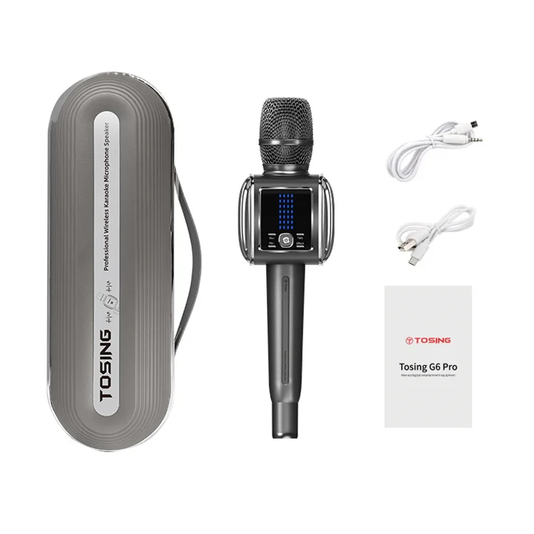 Tosing G6 PRO Sing Караоке Беспроводной ручной микрофон для детей и взрослых с 20-мя динамиками HIFI Караоке-пение (art.: 3920d19b1c3ba) - 3920d19b1c3ba