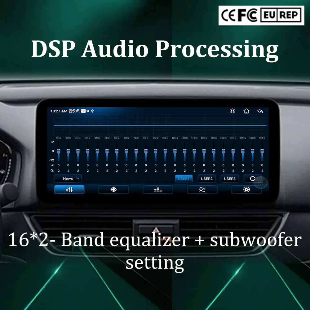 DSP 2din Carplay 12,3-дюймовый ультратонкий экран Android 15 для Ford EcoSport 2013-2017 GPS-навигатор Автомобильный видеомультимедийный плеер (art.: 3920ce89865b4) - 3920ce89865b4