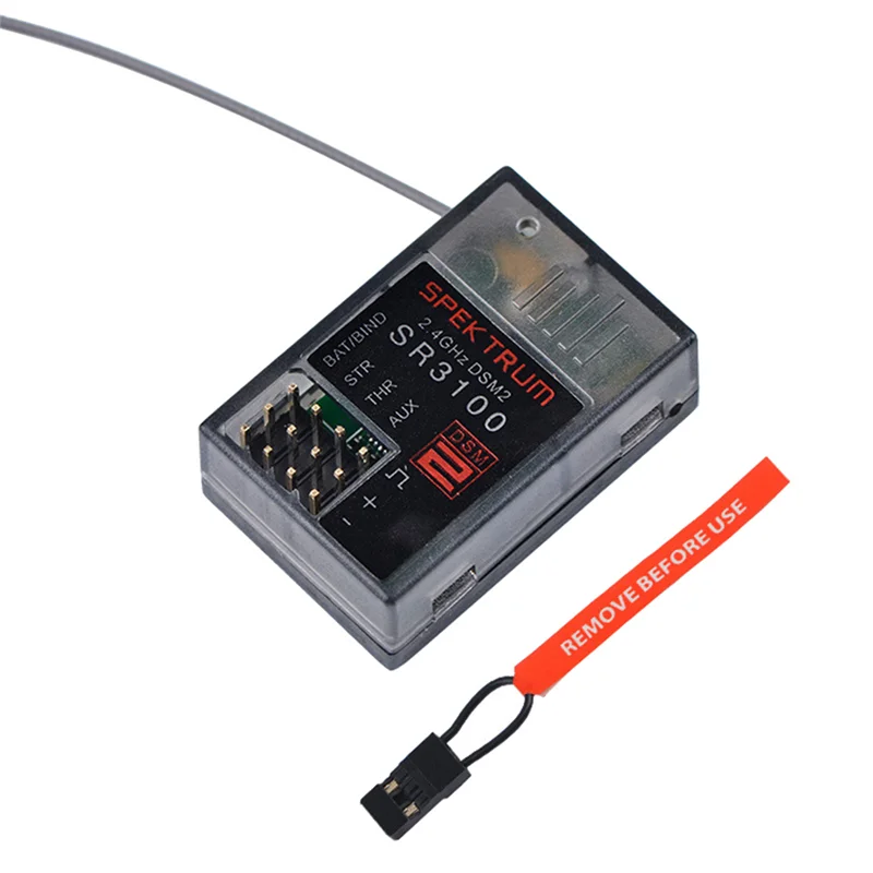 Фото 2,4 ГГц Spektrum SR3100 DSM2 3-канальный поверхностный приемник DSM2 для радиоуправляемой лодки №2