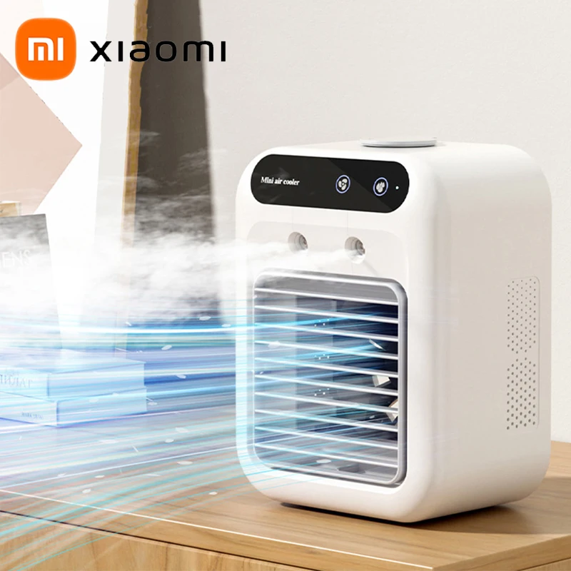 Портативный мини-кондиционер Xiaomi, кулер 500 мл, вентилятор водяного охлаждения, кондиционер, офисный Мобильный кондиционер
