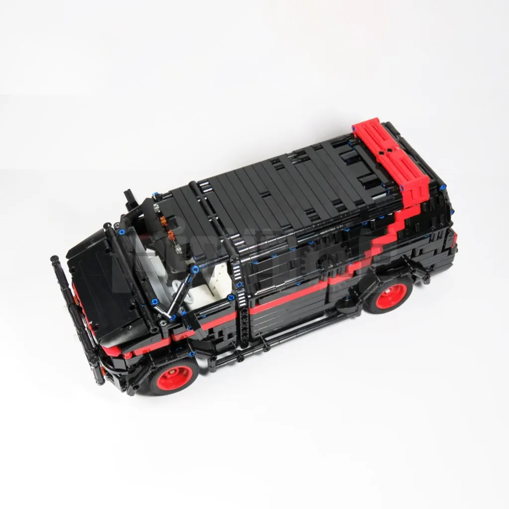 Фото MOC-5945 A-Team Van от Chade, модель строительного блока, сращенная электрическая игрушка-пазл, подарок для детей №2