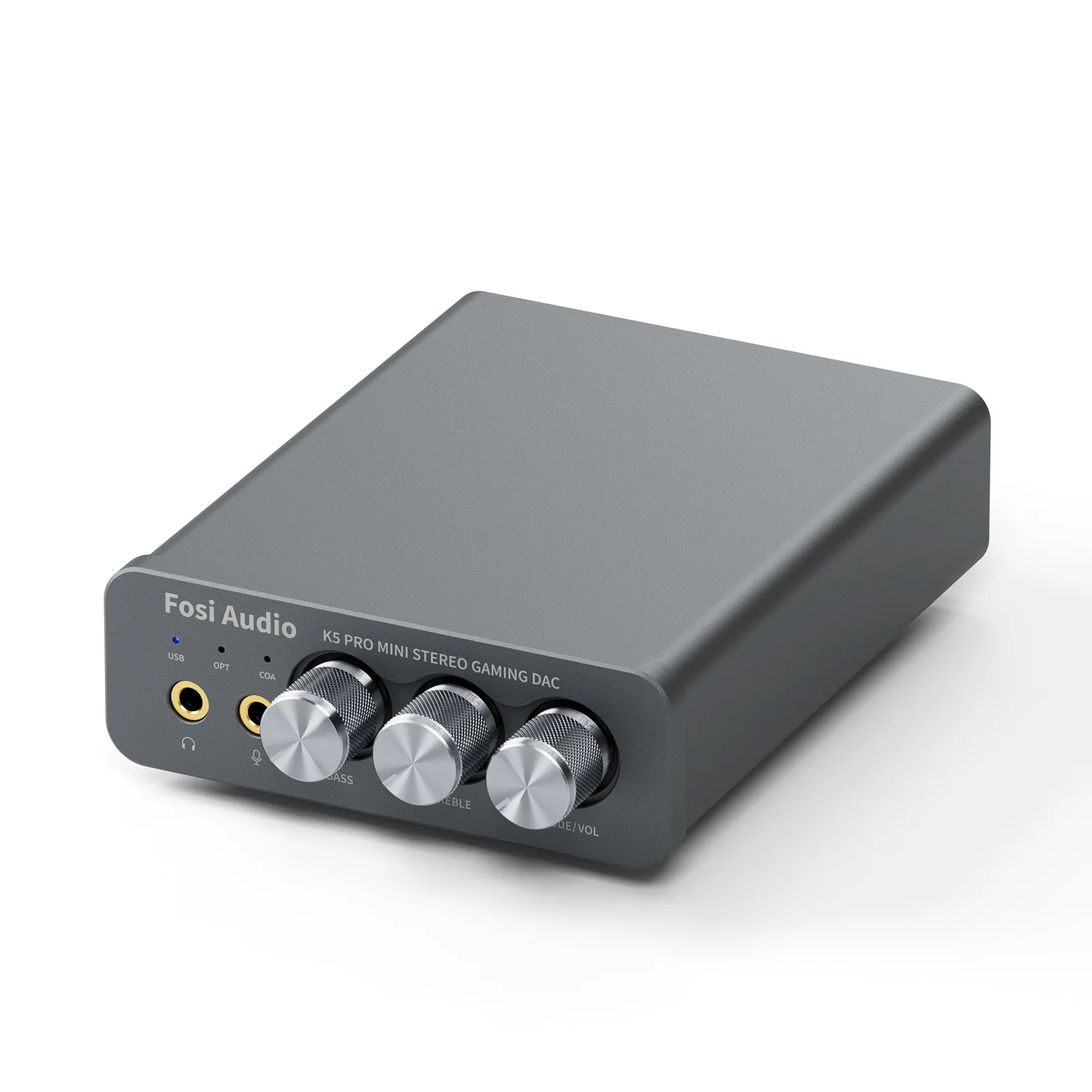 Аудиоусилитель K5 PRO USB игровой ЦАП с микрофоном Усилитель для наушников Мини-аудио ЦАП для PS5 Настольные активные колонки с питанием