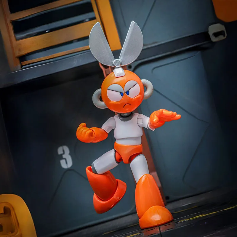 Фото 11 см Jada Toys 1/12 Rockman Mega Man Cut Man Elecman.exe Bombman.exe Фигурка подвижный шарнир гаражный комплект модель игрушка в подарок №4