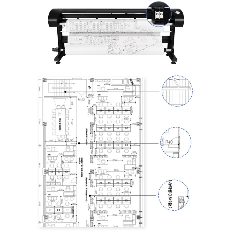 Фото 896F 45 Inkjet Cartridge Replacement Compatible with HP Works with HP 710C 720C 820C 830C 850C 870CSE 880C 890CSE Printers №2