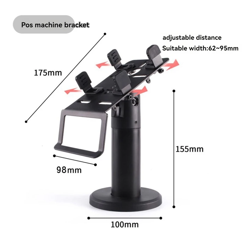 Подставка для Pos-машины, вращающийся на 360 градусов, Pos-дисплей, держатель для кассира, подставка для кредитной карты, подставка для счетчика (art.: 3920ca5dc581f) - 3920ca5dc581f