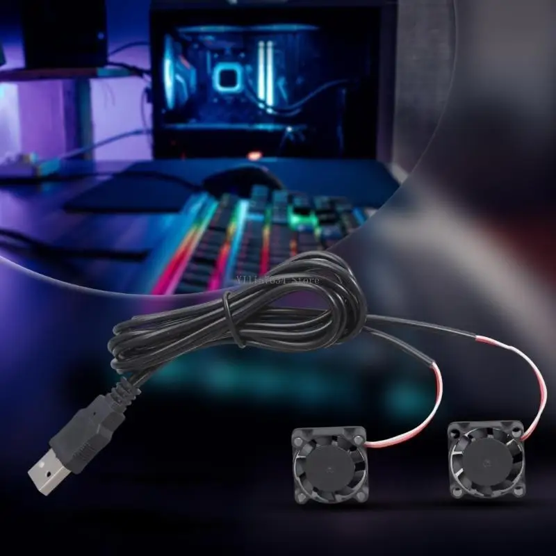 Фото USB 5V охлаждающий вентилятор 10200 об / мин низкий шум 29dba для -принтера ПК вентилятор электроники №2