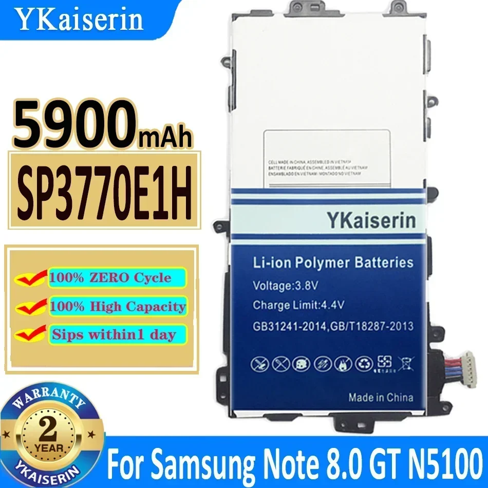 Фото Аккумулятор YKaiserin для Samsung Galaxy Tab S 10.5 T800 Note 8.0 GT N5100/Note 10.1 GT N8000/Note 10.1 SM P600 SP3676B1A bateria №4