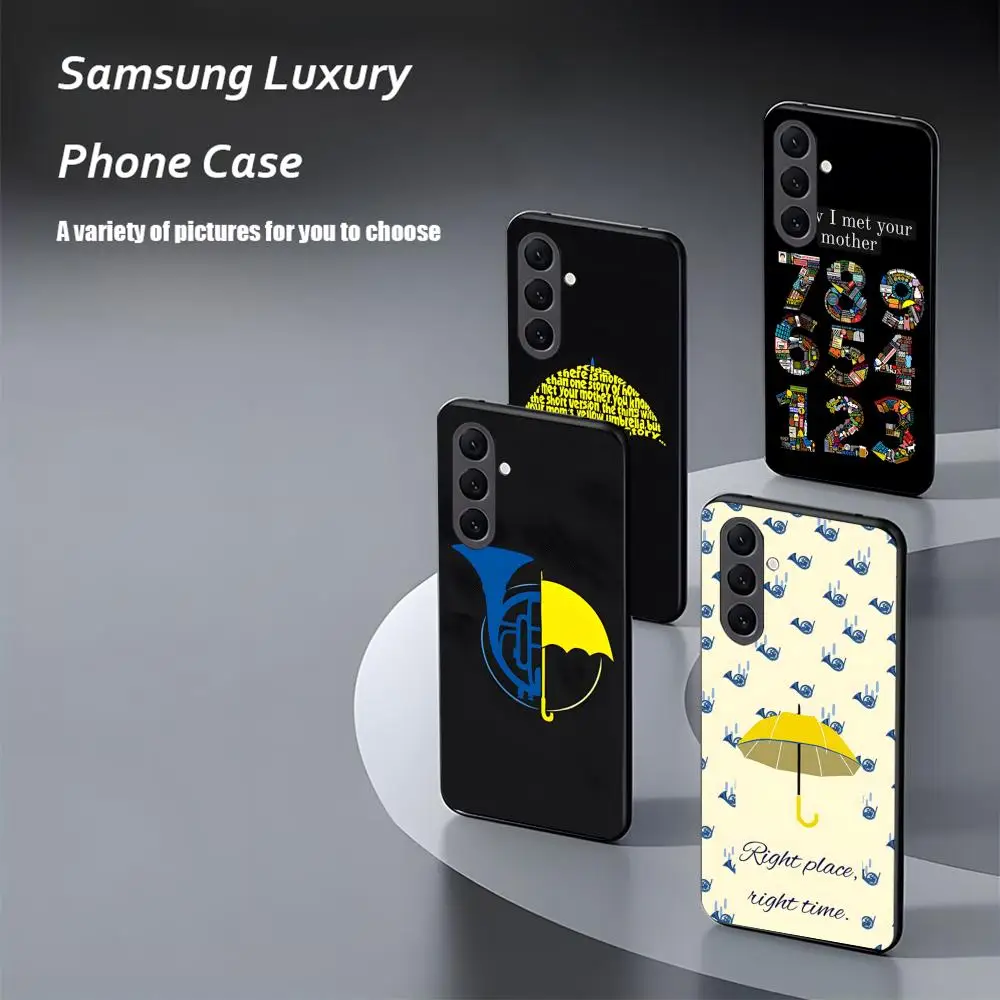 Фото Чехол для телефона «Как я встретил вашу маму» для Samsung Galaxy S25 S24 S23 S22 S21 S20 Plus Ultra Note20, мягкий черный №4