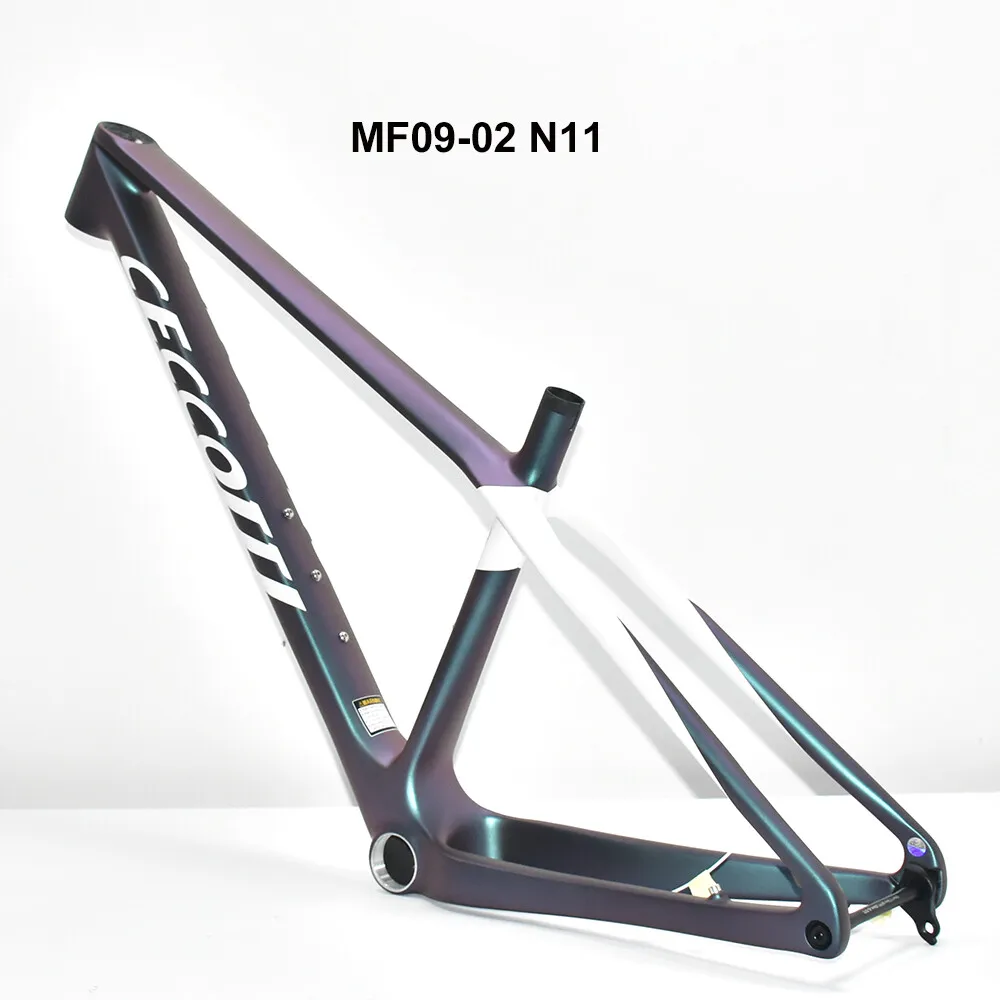 Фото Карбоновая рама MTB CECCOTTI 29er 2025 года, горная рама с полным скрытым тросом, подвесная езда на велосипеде с нижним кронштейном с резьбой T47, 148*12 мм №2