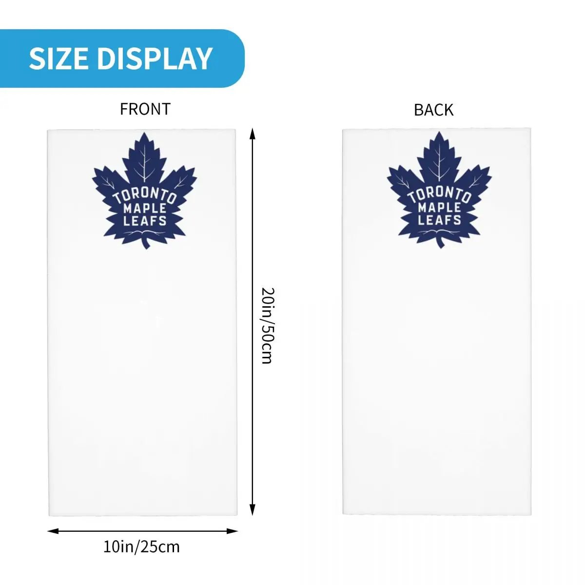 Фото Бандана Icon-Maple Leafs-Toronto-merch, гетры с принтом, шарф, теплая повязка на голову для верховой езды для мужчин, женщин, взрослых, всесезонные №3