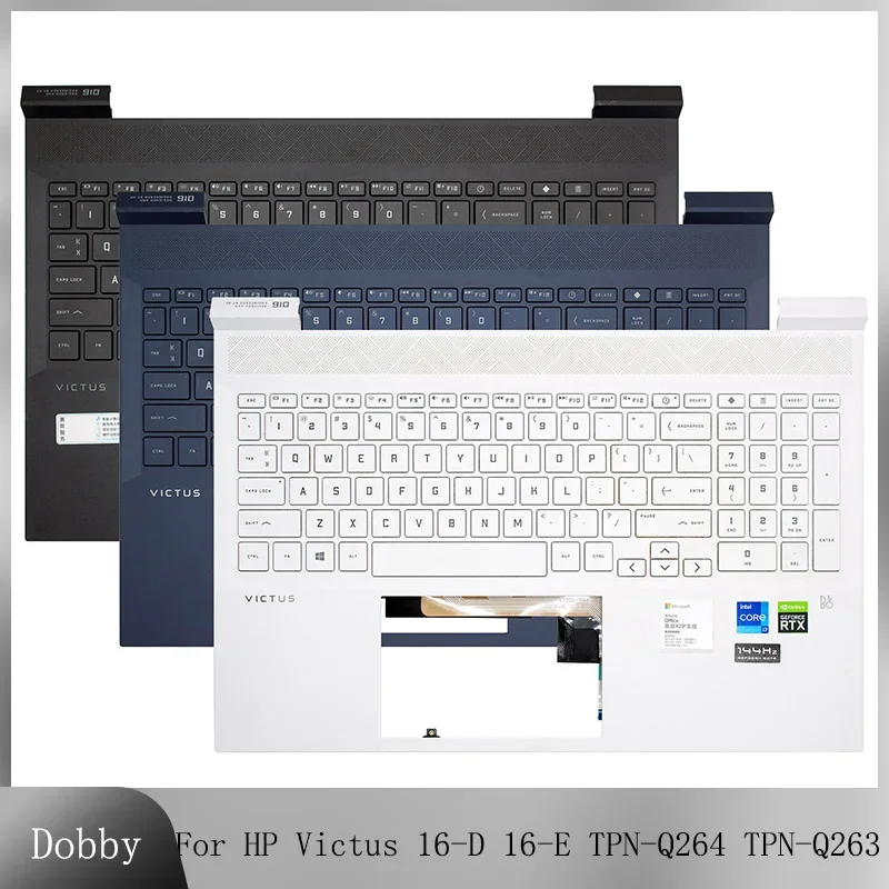 Оригинальная новая японская испанская американская клавиатура для HP Victus 16-D 16-E TPN-Q264 TPN-Q263, чехол для упора для рук для ноутбука, подсветка, чехол для клавиатуры