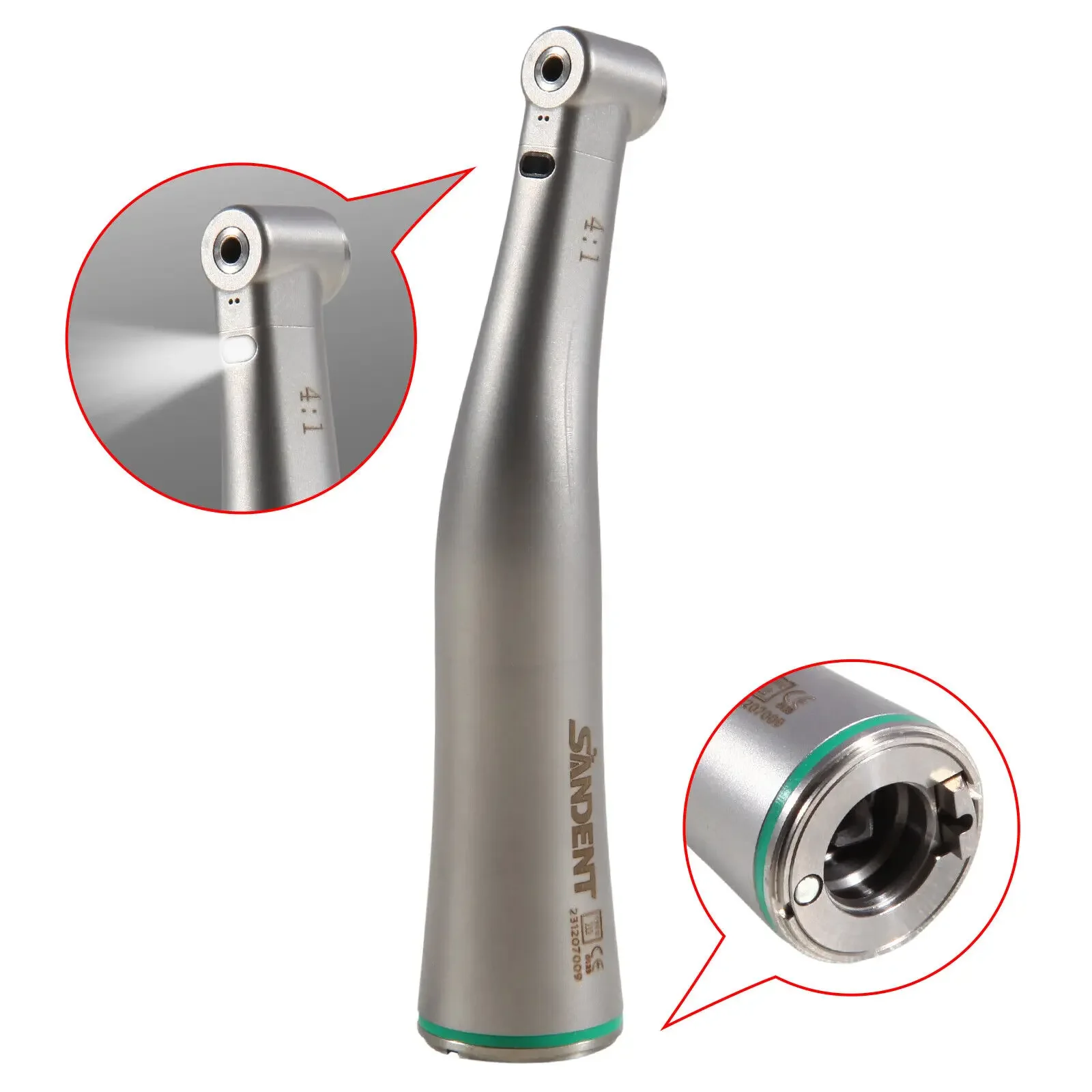 NSK Style Dental Low Speed 4:1 Редукционный оптоволоконный светодиодный контругловой наконечник для электродвигателя KAVO (art.: 3920cb718f19e) - 3920cb718f19e
