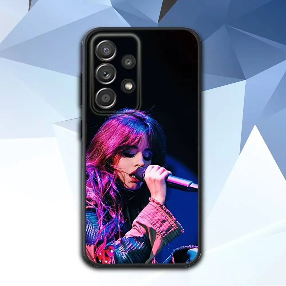 C-Camila Singer C-Cabello Phone Case For Samsung S 25,24,23,22,30,21,10,9,Ultra,Plus,Lite,FE,4,5 G Soft Black Case (art.: 3920d24e002a5) - 3920d24e002a5