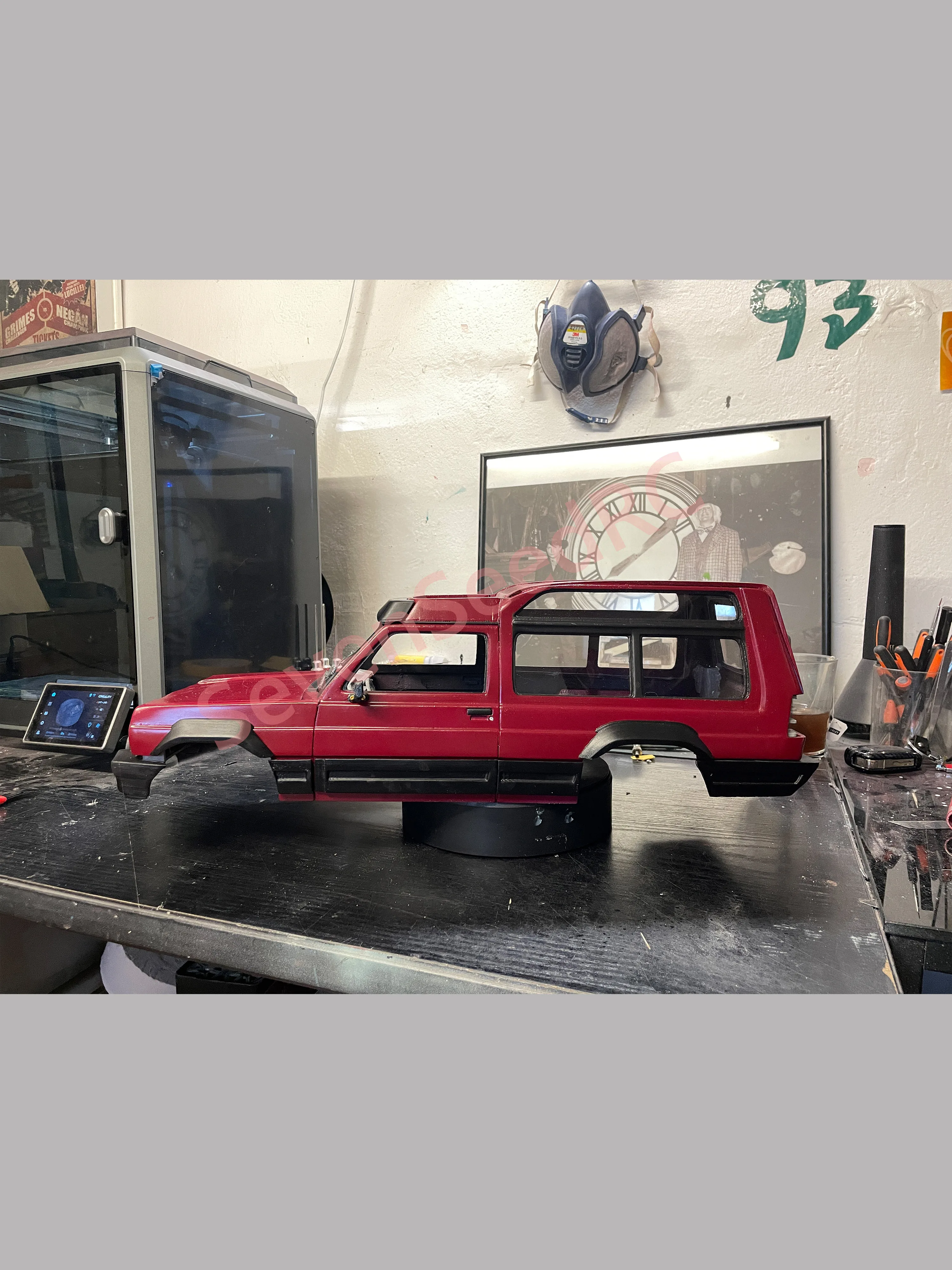 Фото Гусеничный корпус с 3D принтом TALBO SIMCA RANCHO 1/10 313 мм 324 мм WB SCX10 Trx4 Crossrc NT4 JT4 RC4WD №2