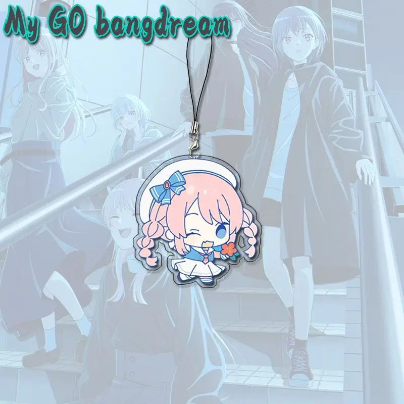 BanG Dream MyGO Sailor Suit Ремешок для мобильного телефона Anon Chihaya Kawaii Ремни Taki Shiina Милый подвесной веревочный чехол для телефона Декор Подарок (art.: 3920ced2f024a) - 3920ced2f024a