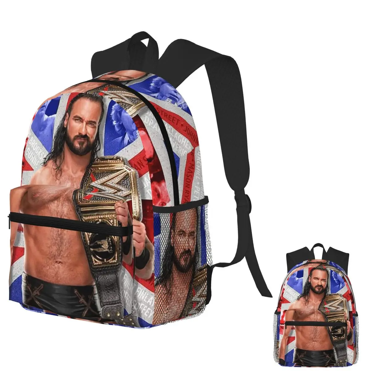 Профессиональный студенческий рюкзак Wrestler Drew McIntyre, школьная сумка, походный рюкзак для мужчин и женщин, модная сумка для книг, сумки на плечо