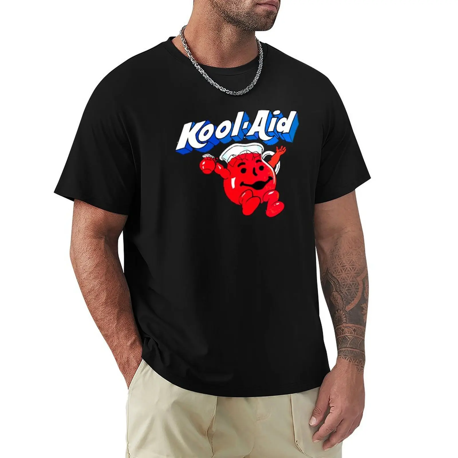 KOOL AID футболка летние топы роскошные дизайнерские быстросохнущие компрессионные рубашки мужские
