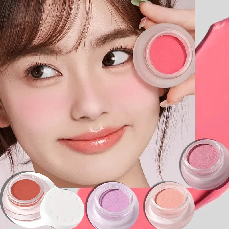 Foreverkey Blush Монохромные румяна Contour Rouge Осветляющие водостойкие матовые телесные натуральные тени для век Оттенок щек Косметика для макияжа