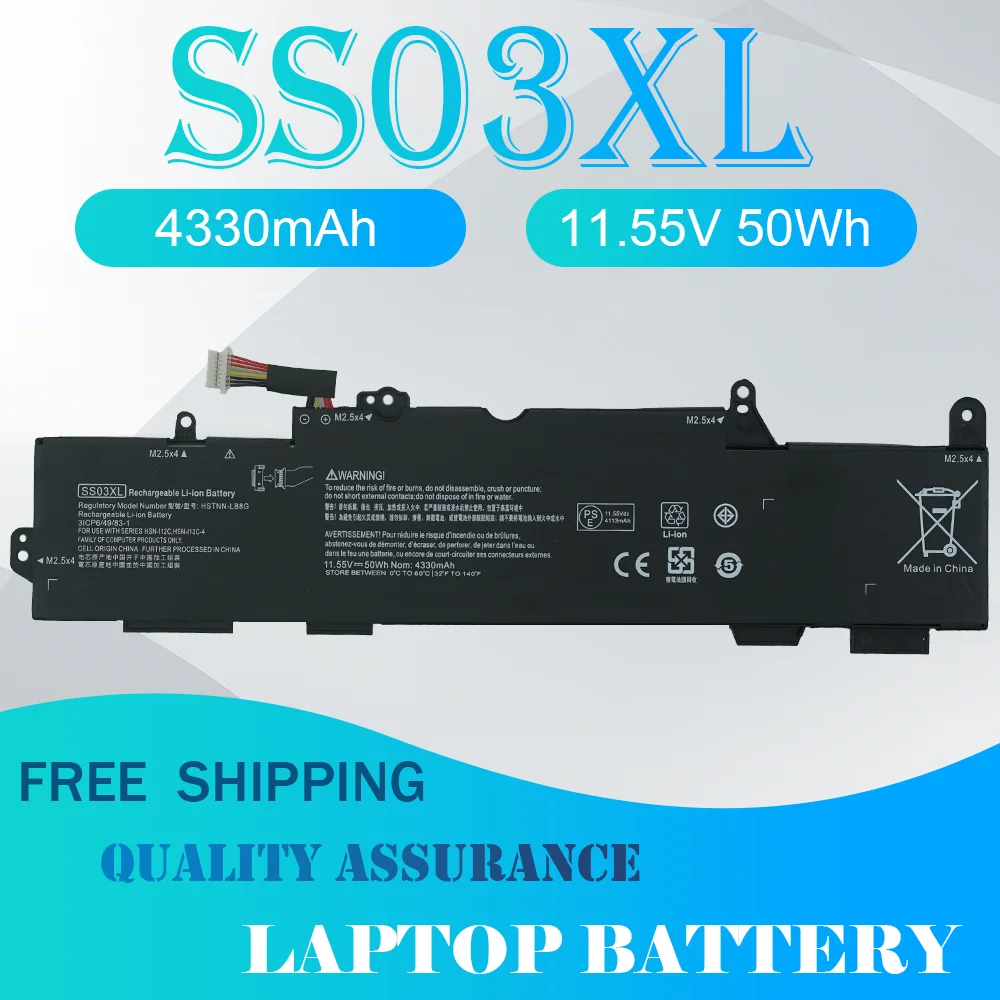 SS03XL Аккумулятор для ноутбука HP EliteBook 730 735 740 745 755 830 840 846 G5 HSN-I12C HSN-I13C HSN-I16C HSTNN-LB8G HSTNN-IB8C