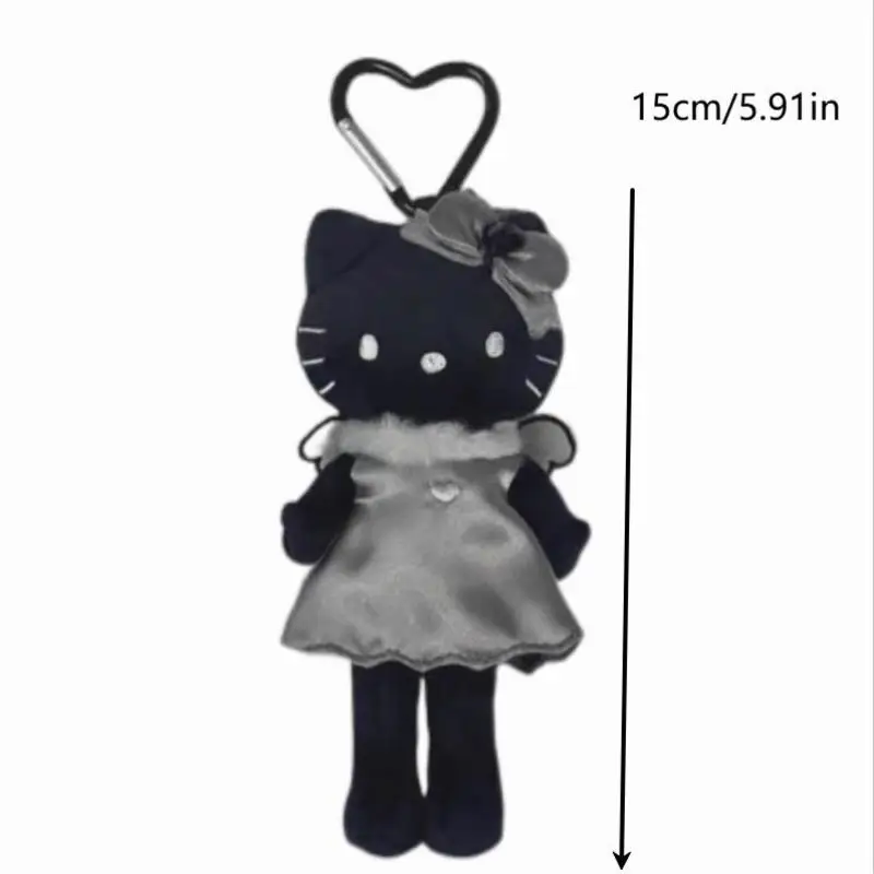 Sanrio Серый Ангел Длинные Ноги Hello Kitty Плюшевая Игрушка Брелок KT Cat Мягкая Кукла Подвеска Автомобильный Брелок Для Ключей Сумка Декор Детский Подарок (art.: 3920d0d93aa9d) - 3920d0d93aa9d