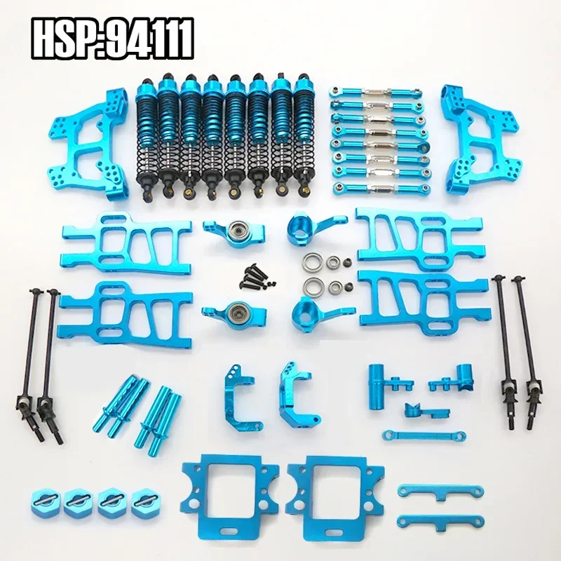 1 комплект HSP 94111, обновленные детали, поворотный рычаг, амортизатор, рулевая группа для HSP RC 1:10 94111 94108 94110, гусеничный автомобиль Monster (art.: 3920cf6226bd7) - 3920cf6226bd7