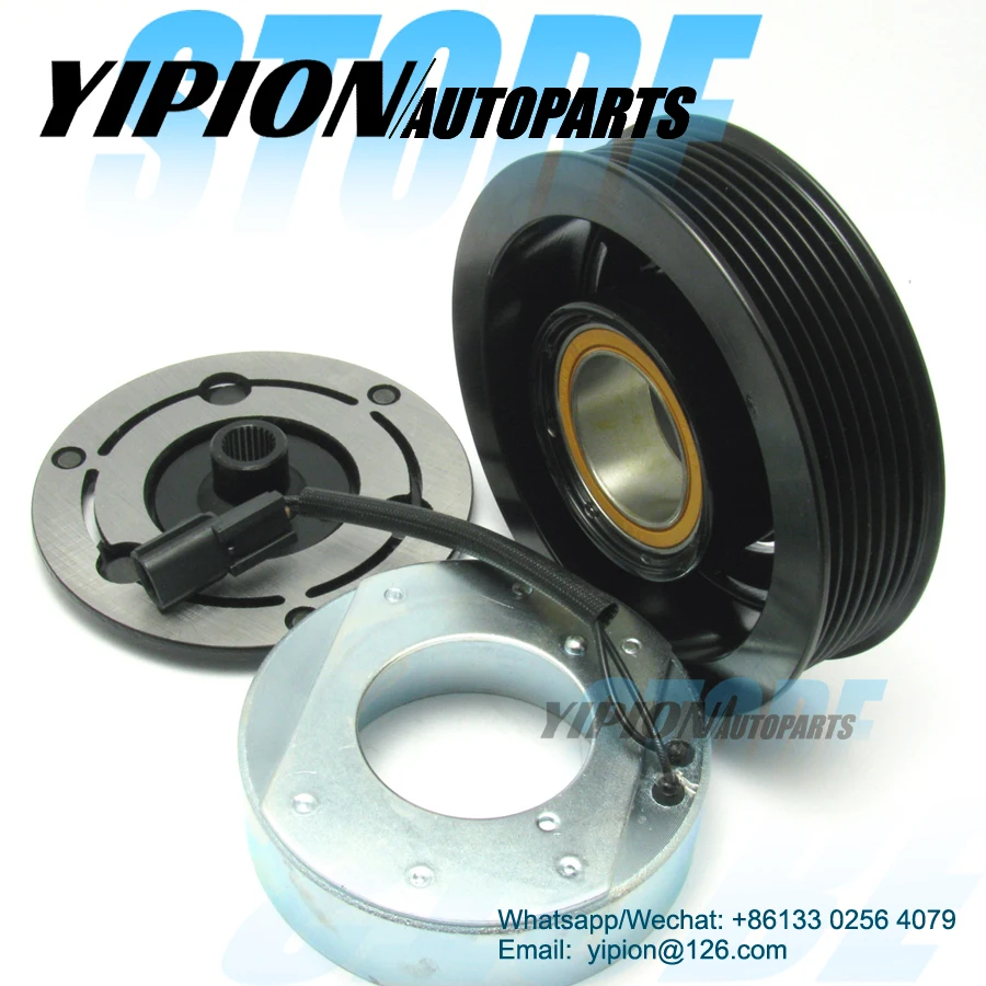 Муфта компрессора переменного тока для Nissan Qashqai 1.6 2007-2010 92600-BR70A 92600-BB00A 92600-JD700 92600-JD000 92600-JD70B 92600JD73A 7PK Электротехническое оборудование