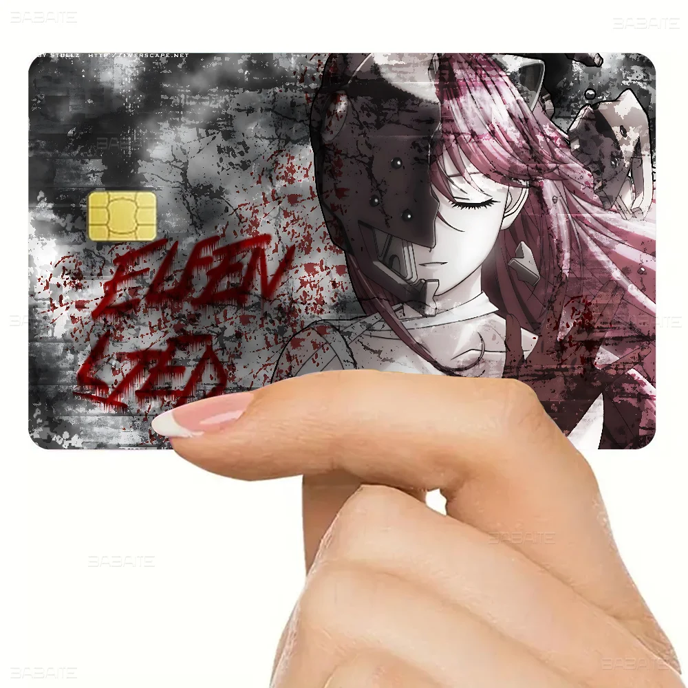 Аниме E-Elfen L-Lied 2024, аниме, мультяшные наклейки на кожу, пленочная лента, чехол для большой кредитной дебетовой карты, передняя сторона (art.: 3920cdef8f0fe) - 3920cdef8f0fe