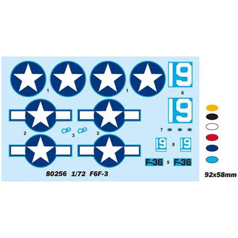 Фото Hobby Boss 80256 1/72 Американский истребитель F6F-3 Bomber Interceptor Модель самолета Jet №3