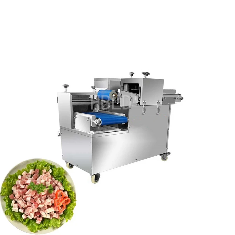 Новый коммерческий полностью автоматический измельчитель мяса, многофункциональная машина для нарезки курицы, свинины, говядины для одношагового формования