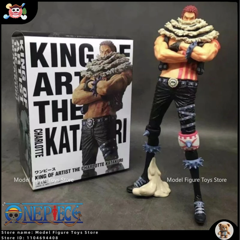 В наличии One Piece BIG MOM Katakuri Аниме ПВХ Фигурки Оригинальная модель Banpress Charlotte Коллекция игрушек Dell Праздничные подарки