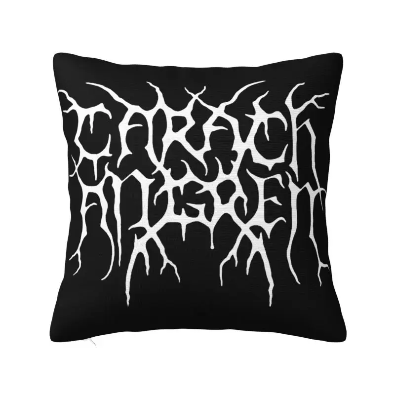 Наволочка на заказ Carachs Angren с черным металлическим ремешком, симфоническая музыка, современный чехол для подушки, бархатная наволочка