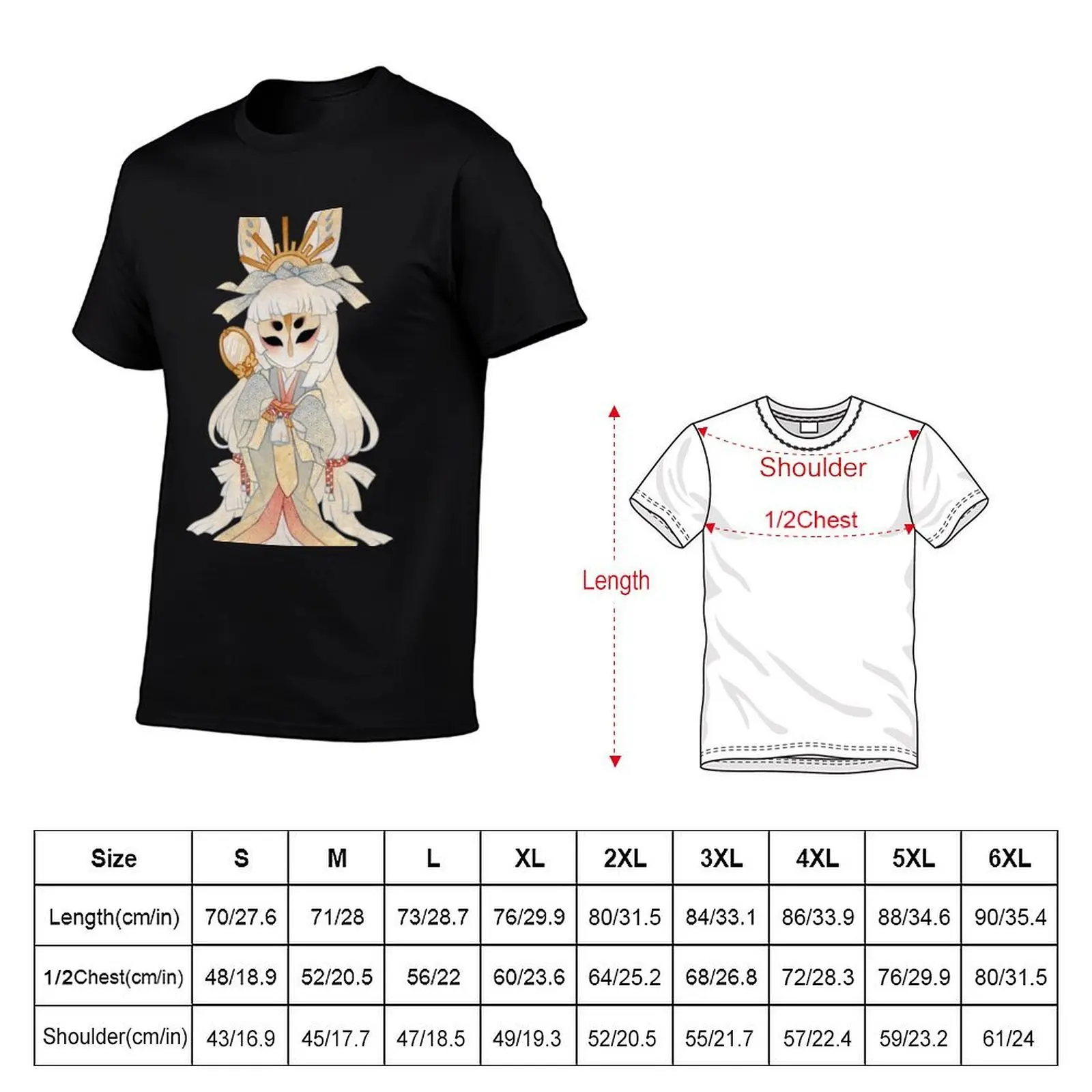 Hoshi no Usagi - Moon Rabbit TeaKitsune T-Shirt graphic t shirts for man t shirt for man T-Shirt (art.: 3920d1776b29b) - 3920d1776b29b