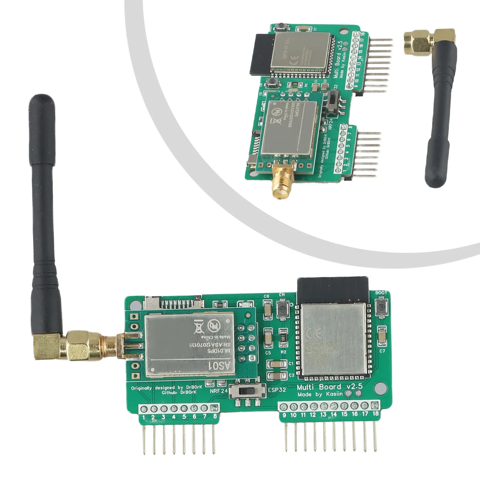 Фото Сменная макетная плата для Wi-Fi мультиплаты NRF24 + ESP32 тестовые измерители новый дизайн макетная плата детали электроинструмента №2