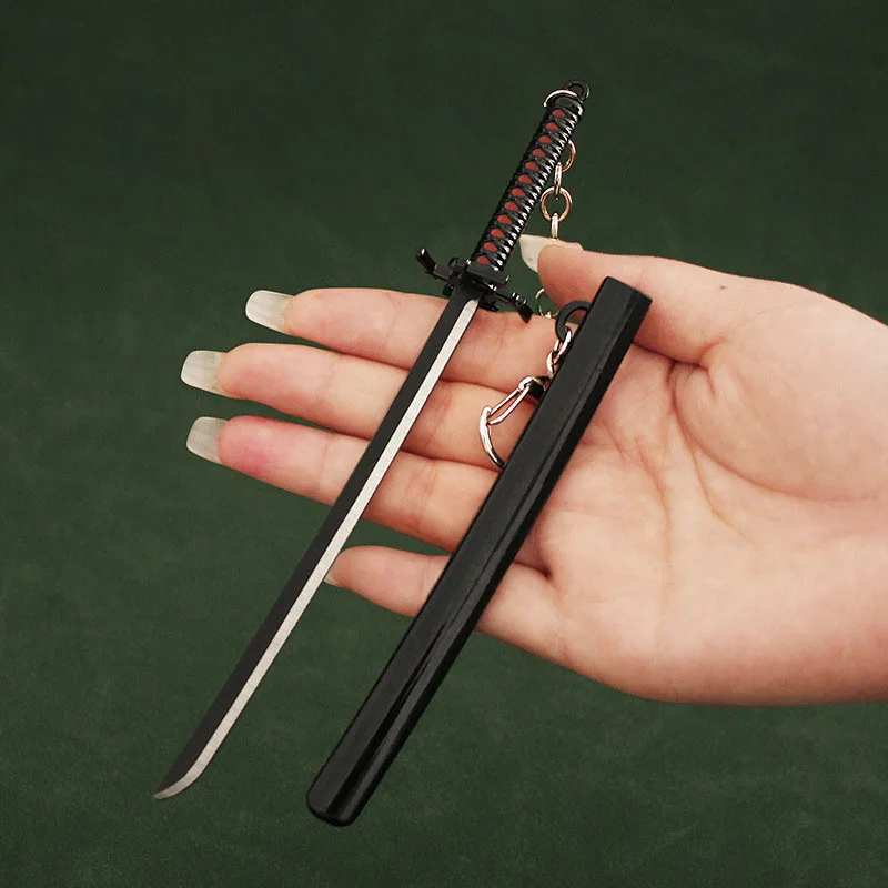 17 см Ichigo Kurosaki Tensa новые мечи Zangetsu оружие металлический аниме Катана педанг Скрытая мечом модель из сплава подарки игрушки для детей