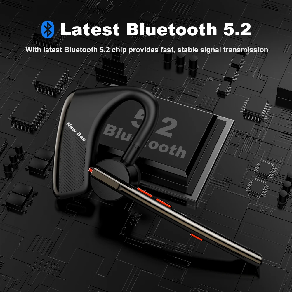 Новые беспроводные Bluetooth-наушники Bee M50 M51, деловые наушники с двойным микрофоном, гарнитура громкой связи (art.: 3920cb6c3198d) - 3920cb6c3198d