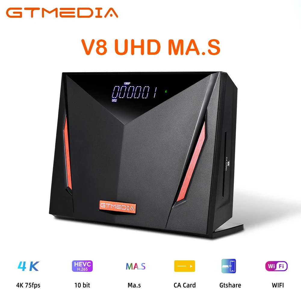 GTMEDIA V8 UHD Mars TV Set-top Box DVB-S2/S2X DVB-T2 4K TV Decoder Встроенный 2,4G WIFI для Life Media Player спутниковый приемник