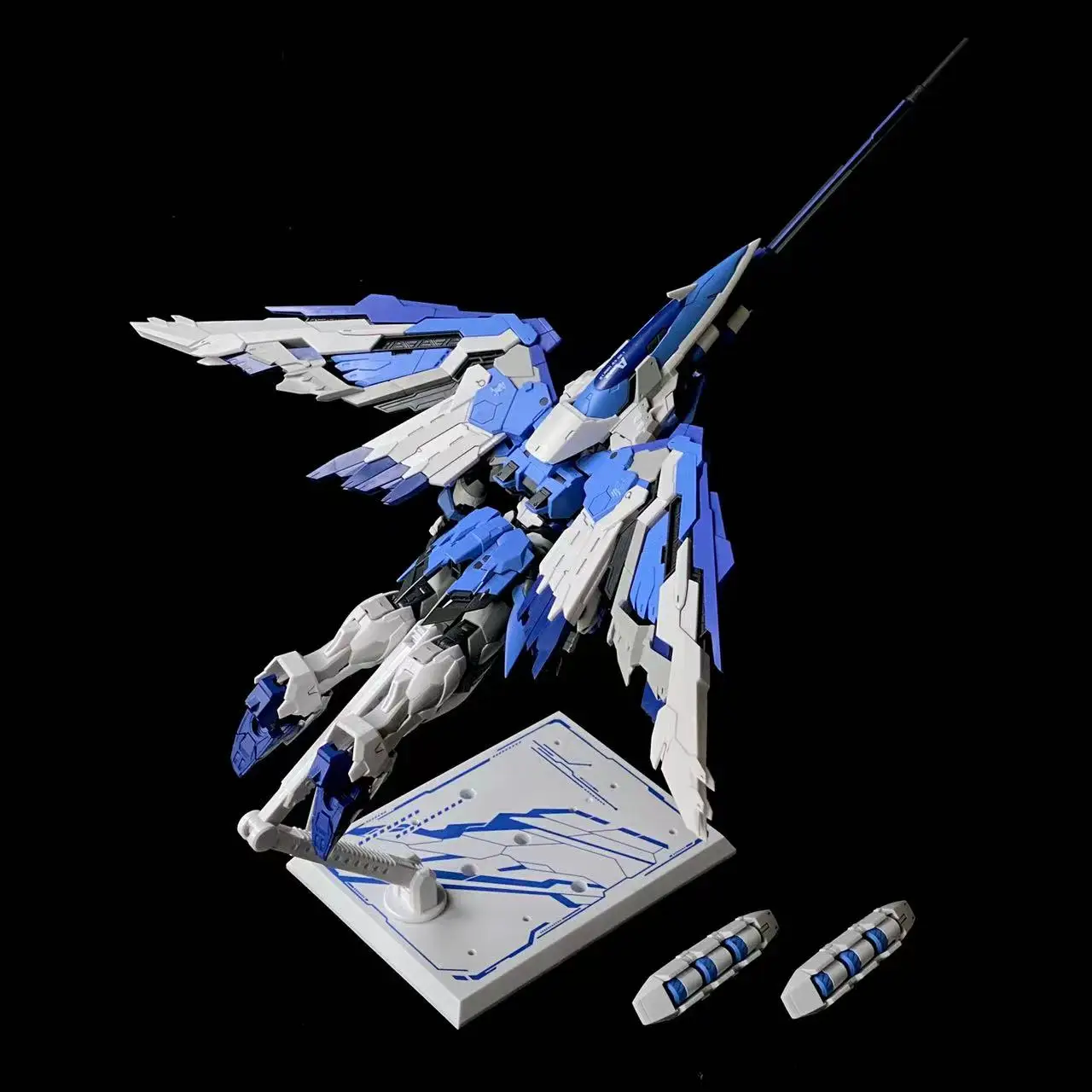 MJH Wing Blue EW MG 1100 Сборная модель комплект Коллекционная фигурка робота Подвижные модели Статуя Кукла хобби детские подарки искусственные игрушки (art.: 3920c6b4eb024) - 3920c6b4eb024